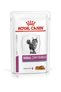 Alimento sachê Renal com frango para gatos