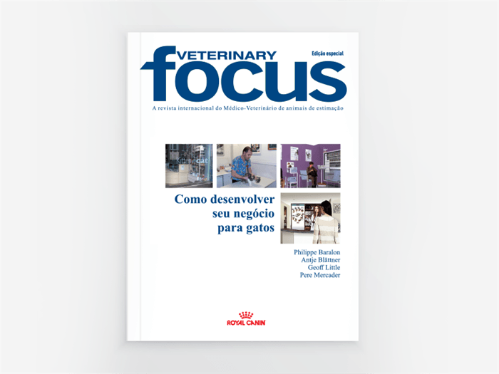 Revista Veterinary Focus sobre como desenvolver o seu neg&oacute;cio para gatos