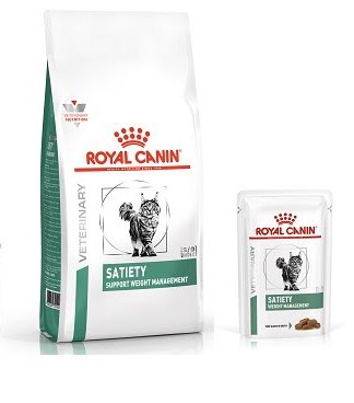 Alimentos Satiety para gatos