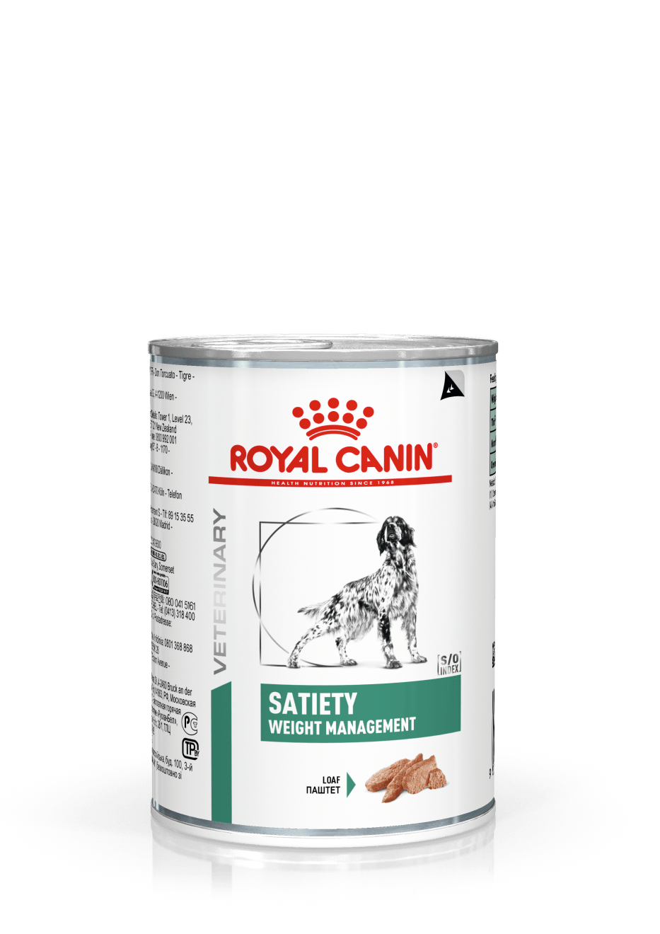 Alimento úmido Satiety para cães