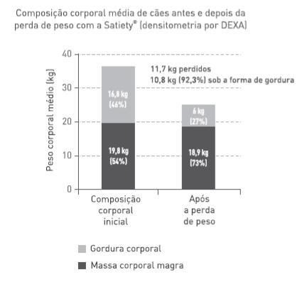 resultados do uso do alimento Satiety