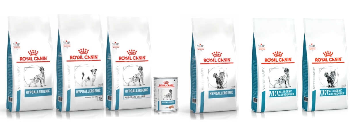 Alimentos Hypoallergenic e Anallergenic da Royal Canin