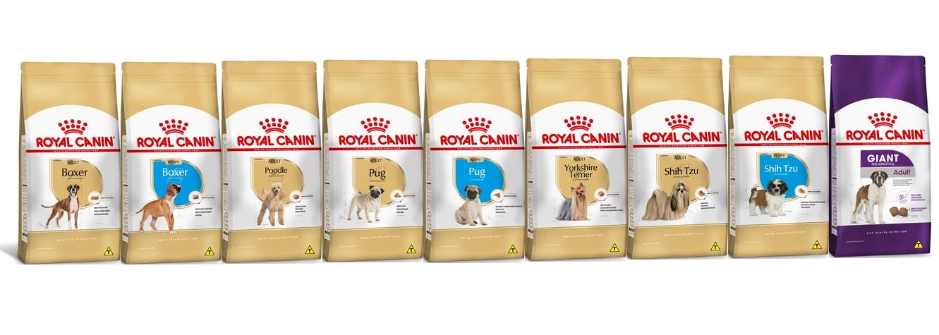 Alimentos Royal Canin para c&atilde;es