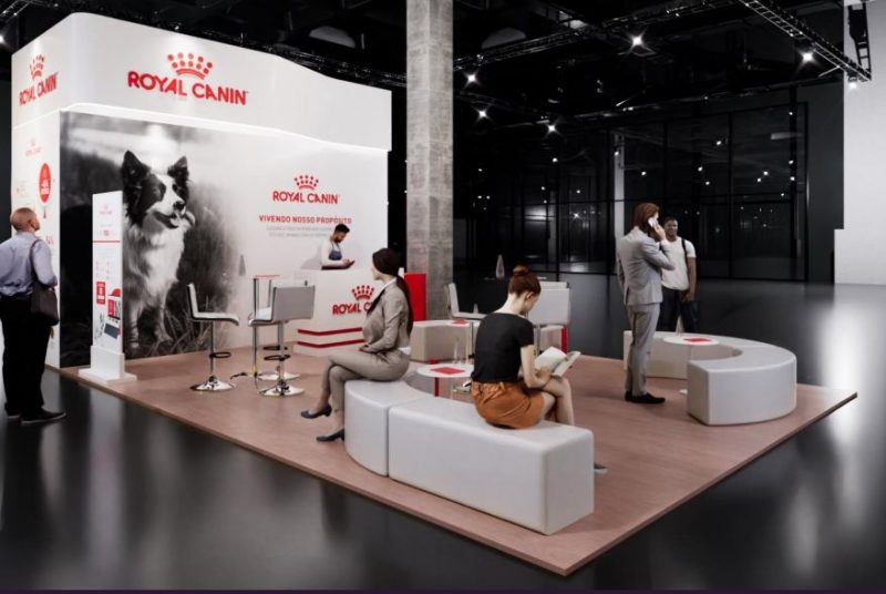 Estande da Royal Canin no Animal Health Expo 2025