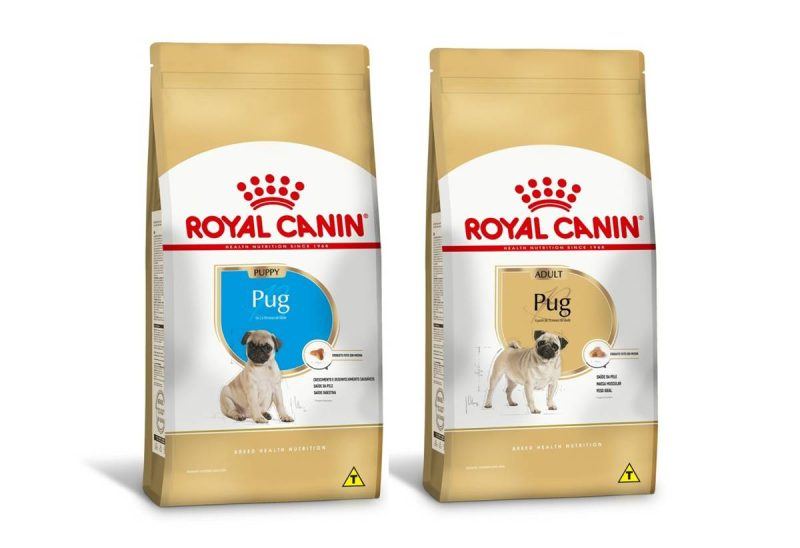 Alimentos Royal Canin para a ra&ccedil;a Pug
