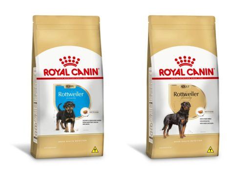 Alimentos Royal Canin para c&atilde;es filhotes e adultos da ra&ccedil;a Rottweiler