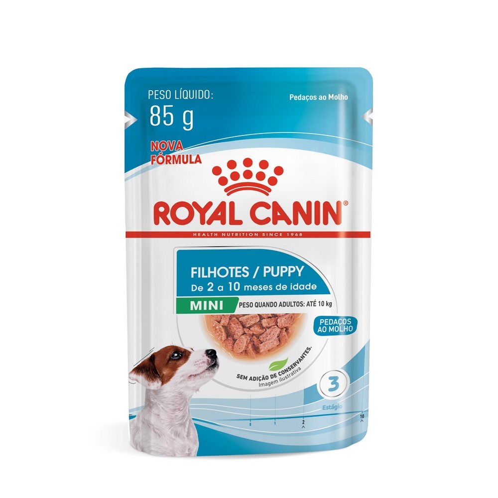 Mini Puppy - Pedaços ao Molho - Portal Vet | Royal Canin
