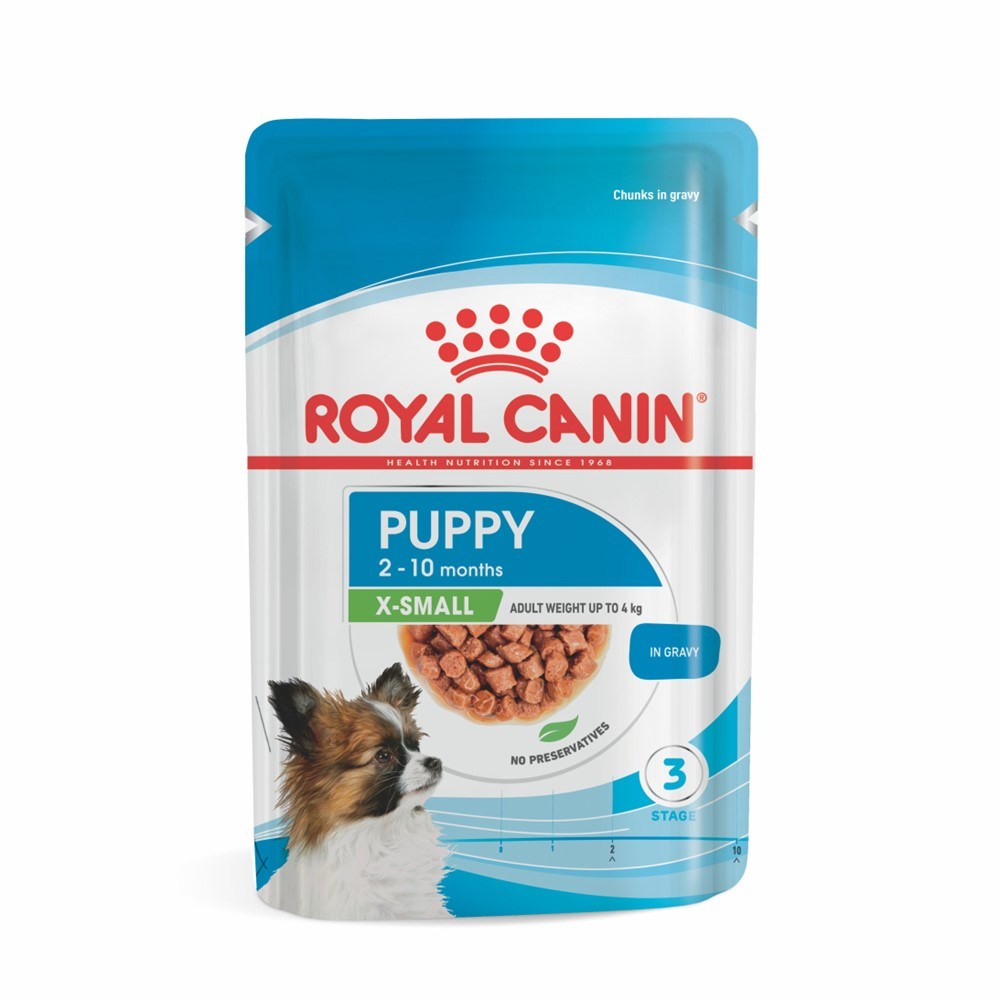 X-Small Puppy - Pedaços ao Molho - Portal Vet | Royal Canin