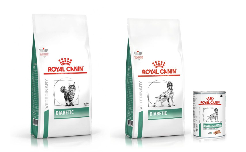 Alimentos da linha Diabetic da Royal Canin