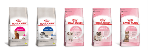 Rações Royal Canin indicadas para suplementação de taurina em gatos
